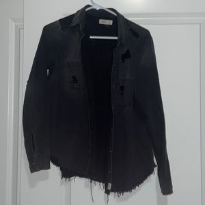 HOLLISTER Denim Button-Up